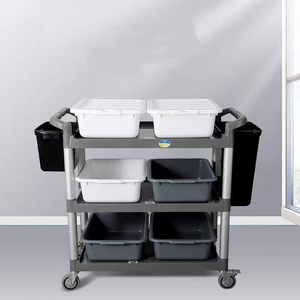 China Hotel Kitchen Three-Tier Utility Cart