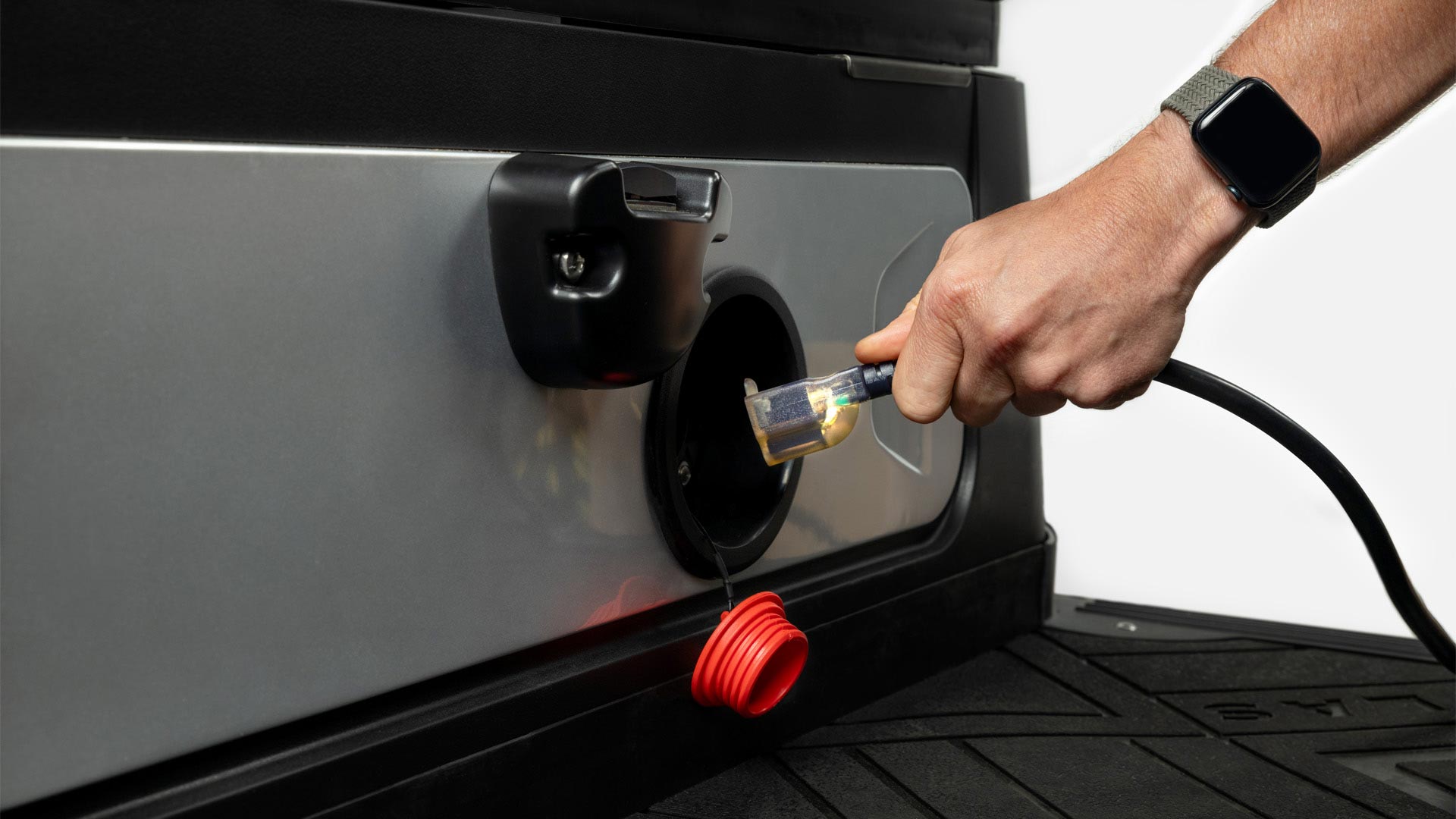 Convenient Onboard 110V / 220V Charging System