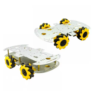 Mecanum Wheel Aluminum Alloy Car Chassis 4WD