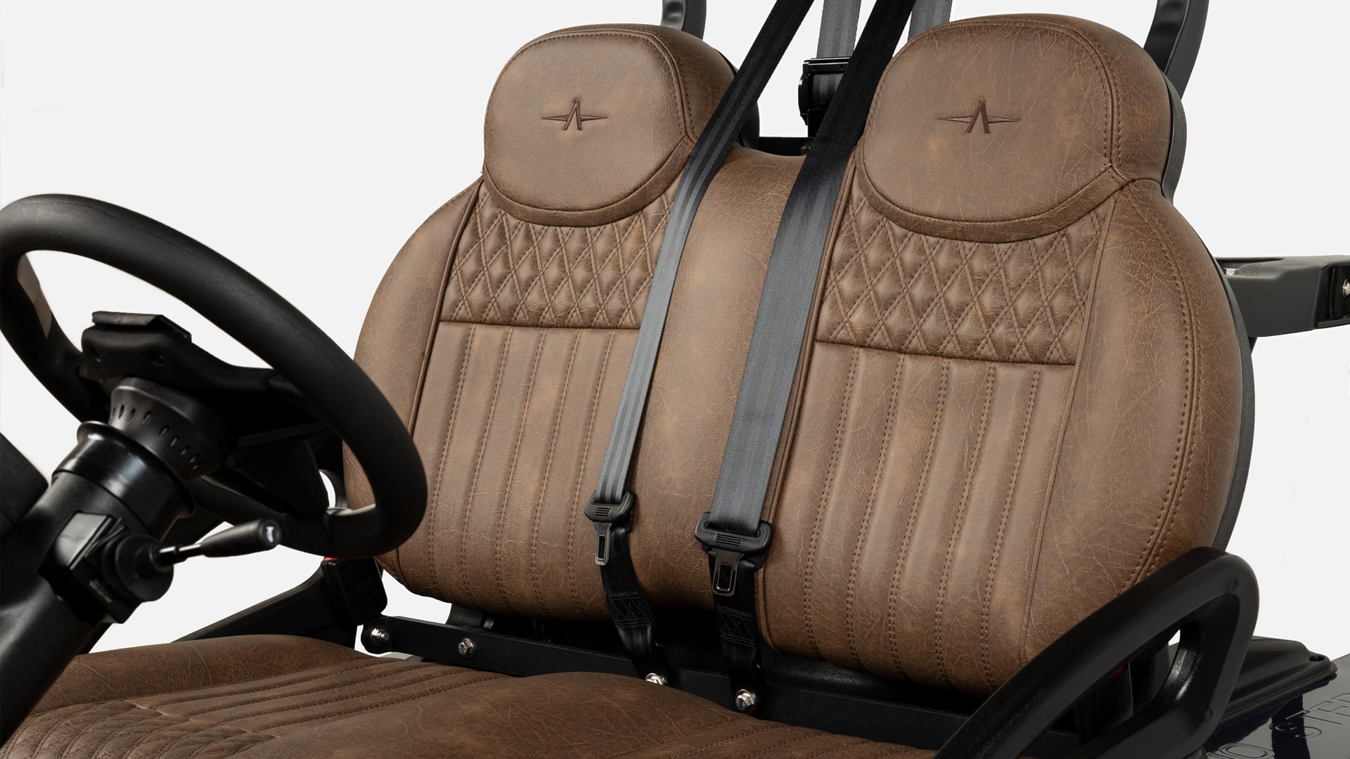 Atlas luxury diamond stitched contoured seating