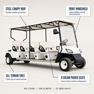 Tarion Low Speed Electric Passenger Vehicle 7-8 Seater