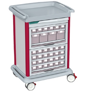 MT MEDICAL Hospital Trolley Imported Design Medication Distribution Cart