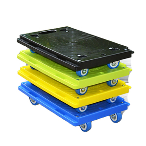 High Quality Customizable Four-Wheel Rolling Shopping Tool Cart PP Aluminium Moving Tortoise Car Platform For Hand Carts