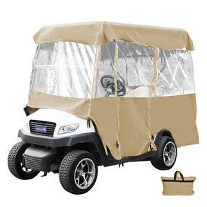 Threewen High Quality Golf Cart Enclosure for 2-4 Seater Club Car DS Precedent 600D Waterproof Golf Buggy Cover