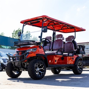 Factory 6 Seater Electric Golf Cart Lead Acid Battery Lithium Battery Fully Equipped Off-road Tires Multiple Seats Available