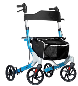 Lightweight Mobility Walker Foldable Rollator Shopping Cart TRA21H