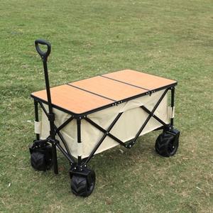 Foldable Metal Camping Trolley Heavy Load